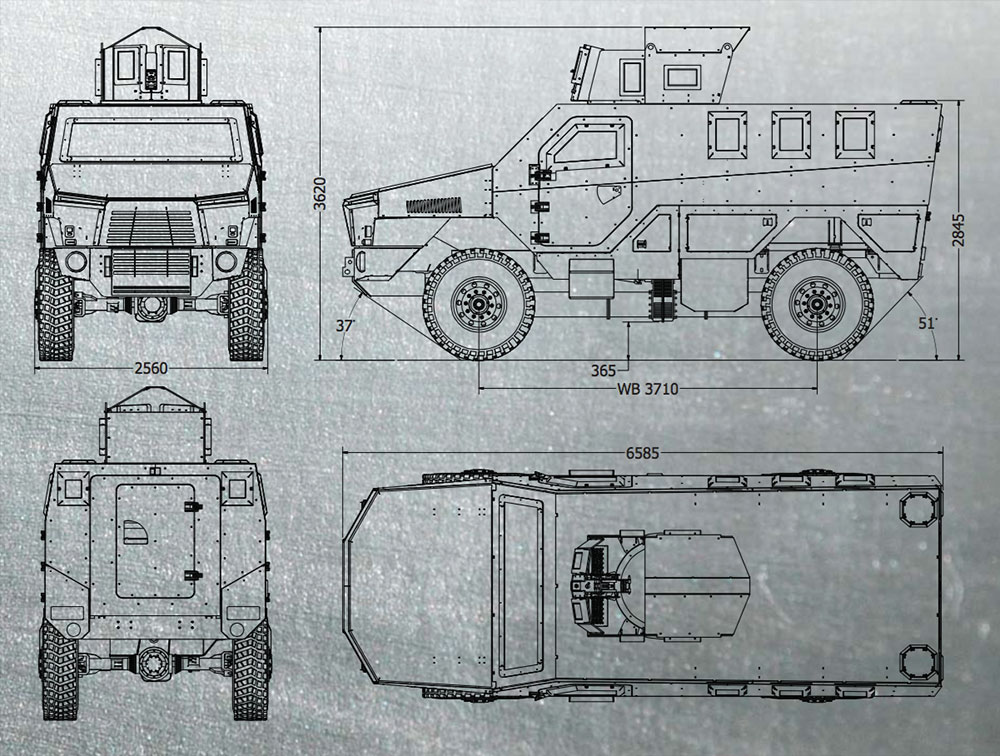 The Legion MRAP with turret.