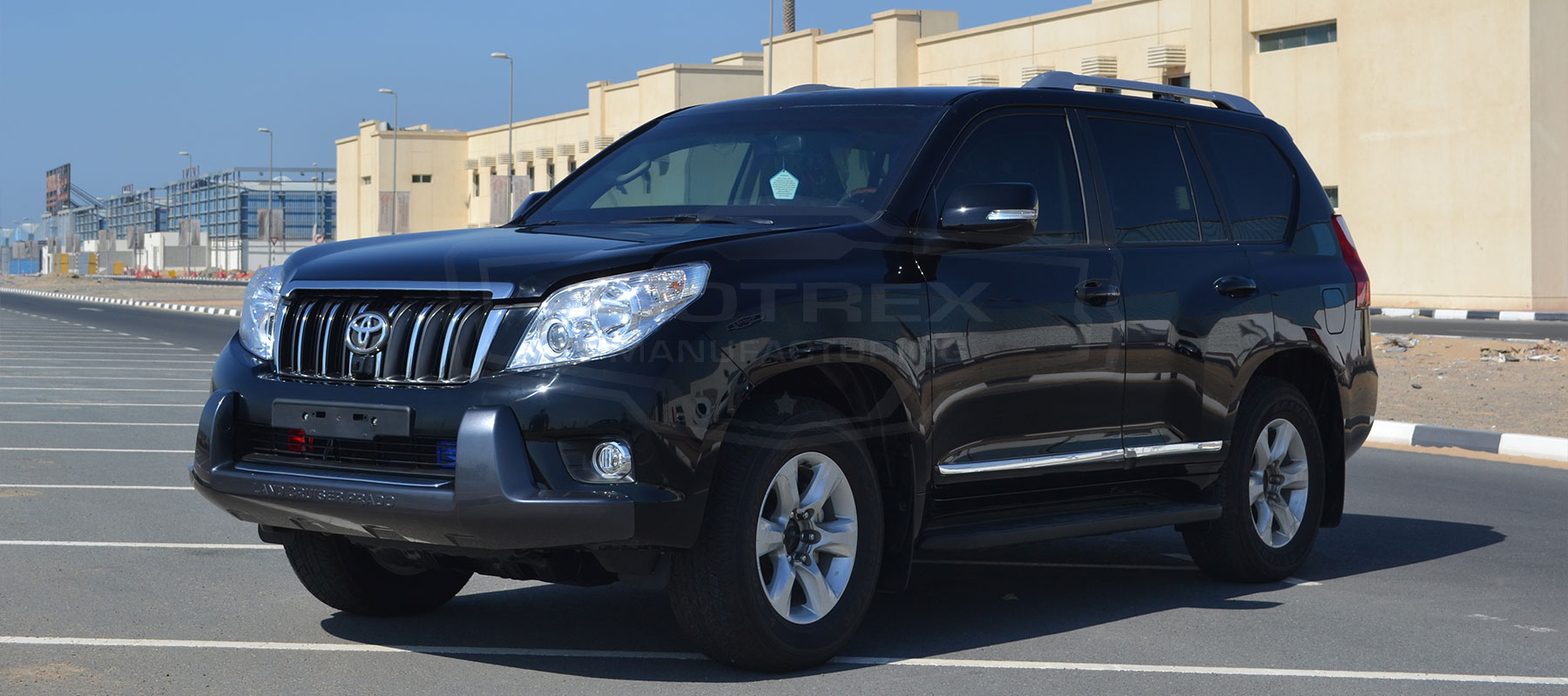 Armored Toyota Prado by Isotrex Manufacturing